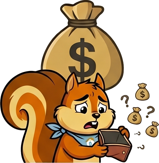 資金化について説明するりすばくん